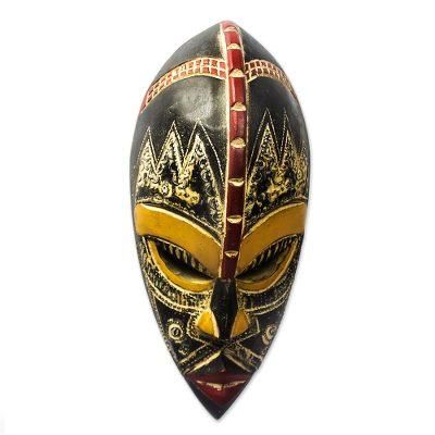 My Beautiful Lover,'Handcrafted Nigerian Wood Mask'