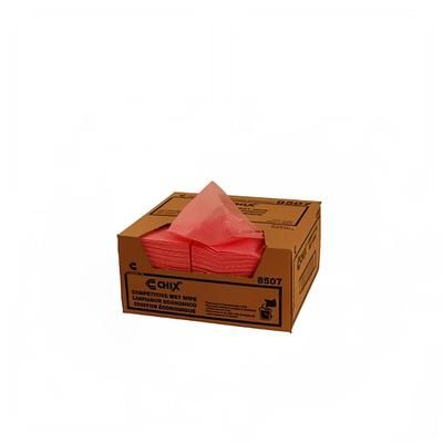 Chicopee 8507 Chix Competitive Wet Wipes Foodservice Towel - 11 1/2" x 24", Pink, Light Duty