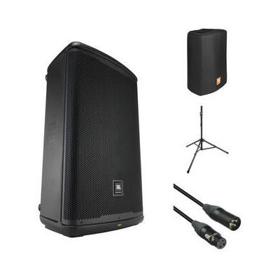 JBL EON715 Powered Speaker Kit with Cover, Stand, and Cable JBL-EON715-NA