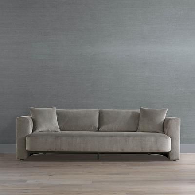 Willa Sofa - Terracotta Velvet - Frontgate