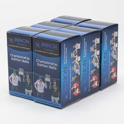 Xenon Championship Edition Ball 2 Per Sleeve, 6 Sleeves Platform Tennis Balls