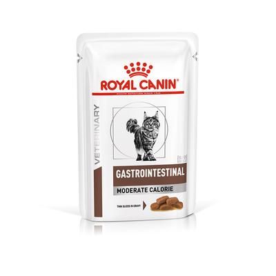 12x85g Moderate Calorie Gastrointestinal Cat Veterinary Royal Canin Wet Cat Food