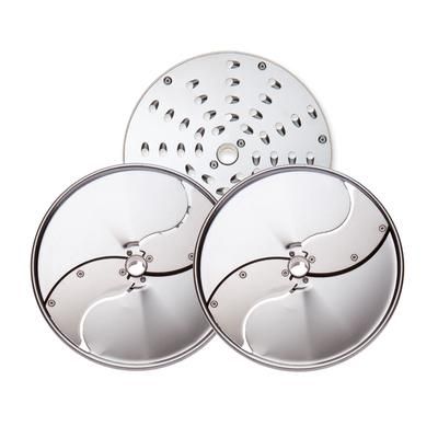 Eurodib 650107 Dito Sama 3 Disc Package w/ Grating & Slicing Discs, Stainless Steel