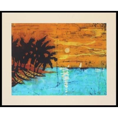 Batik art, 'Reflections'