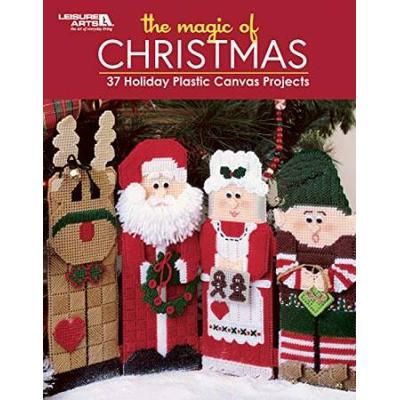 The Magic of Christmas Holiday Plastic Canvas Project PatternsChristmas Projects Guaranteed to Spread Holiday CheerSanta Tissue Box Cover Holiday Magnets Candy Cane Climbers and MORE