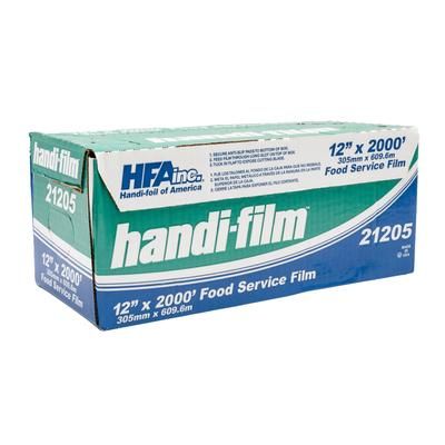 Handi-Foil 21205 Handi-Film Foil Roll w/ Slide Cutter - 12" x 2000', Clear