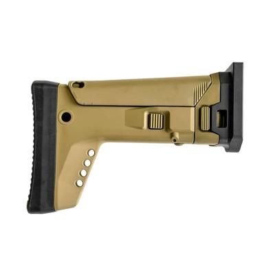 F5 MFG FN Scar F5 Modular Stock System w/ Adapter Flat Dark Earth 3in x 6in x10 in F5-MSSFNSCAR-FDE