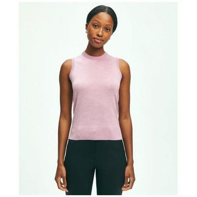 Brooks Brothers Women's Merino Wool Shell | Pink | Size Small