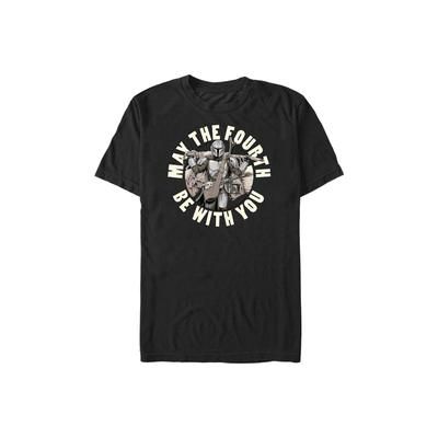 Men's Big & Tall May Mando Tops & Tees by Mad Engine in Black (Size 3XLT)