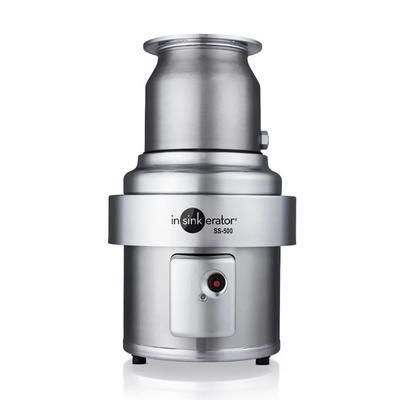 InSinkErator SS-500-6-CC202 208 Disposer Package w/ 6-Adapter & CC202 Panel, 5-HP, 208/3 V