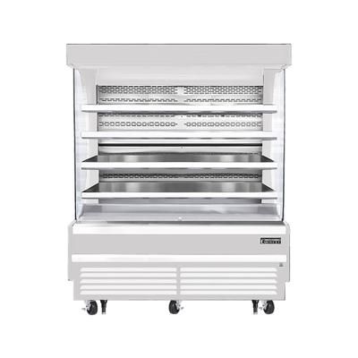 Everest Refrigeration EOMV-72-W-35-T 73 1/4" Vertical Open Air Cooler w/ 5 Levels, White, 230v