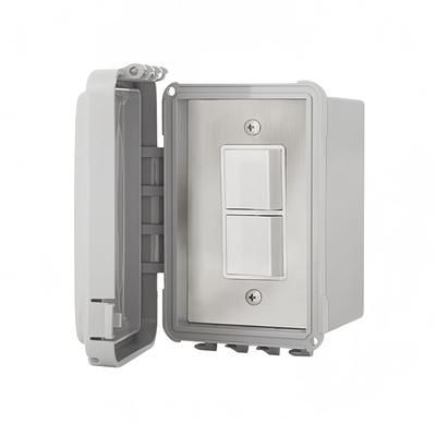 Schwank JM-4320-XX Electric Heater Control w/ Weatherproof Cover - 2 Stage, Surface Mount, 208-240/277v