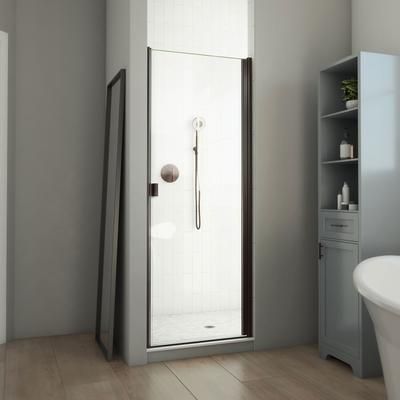 Dreamline DreamLine Alliance Swing BG 28 - 29 inch W x 66 inch H Semi-Frameless Swing Shower Door in Oil Rubbed Bronze SDA128W660VRX06