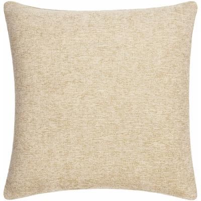 Zihna 18" Square Modern Pearl/Warm Gray/Ivory/Tan Throw Pillow - Boutique Rugs