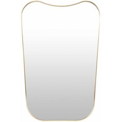 Bijeljina 36"H x 24"W x 1"D Modern Gold Accent Mirror - Boutique Rugs