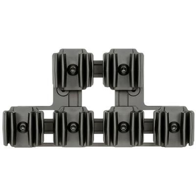 Midwest Industries Lever Stock Shell Holder Plate With 6 Shell Holders Black MI-LS-SHP-BUNDLE