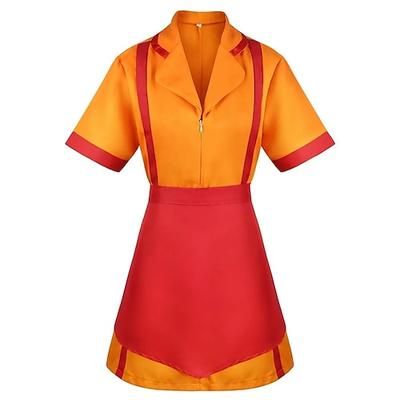 Due ragazze, niente soldi Max Carolina Vestito Costume Cosplay Giorno dei Re Costume Sexy Travestirsi for Per donna Adulti Halloween Carnevale Feste