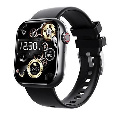 Orologio intelligente F57 con chiamata Bluetooth schermo da 1,91 pollici monitoraggio della glicemia della frequenza cardiaca della temperatura della pressione sanguigna dell'ossigeno