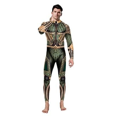 Aquaman Costume Cosplay Un pezzo Anime Cosplay for Per uomo Per donna Adulti Bambini Mascherata