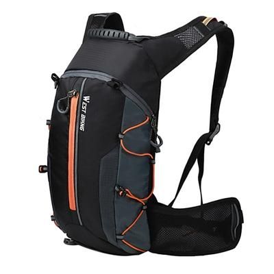 10 L Zaino da ciclismo Ompermeabile Portatile Indossabile Borsa da bici Nylon Marsupio da bici Borsa da bici Ciclismo Escursionismo Attività all'aperto / Strisce riflettenti