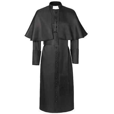Retrò Vintage Medievale Rinascimento Costume Cosplay Taglie Forti Sacerdoti Tinta unita Costume Per uomo Fantasia Stile Steampunk Performance Feste Mascherata Adulti Body / Tutina Fascia / fiocco