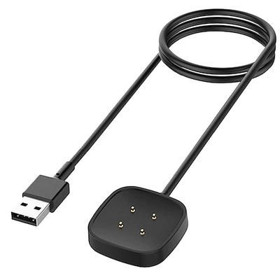 caricabatterie per fitbit sense/sense 2/versa 3/versa 4, cavo di ricarica di ricambio cavo supporto magnetico per smartwatch fitbit sense 1/2, versa 3/4