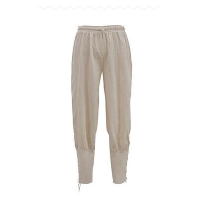 Medievale Pantaloni Pirata Vichingo Crociato Ranger Tinta unica Tuta Completo Pantalone Costume Per uomo Costumi da pirata Fantasia Halloween Carnevale Abbigliamento quotidiano Adulti Pantaloni