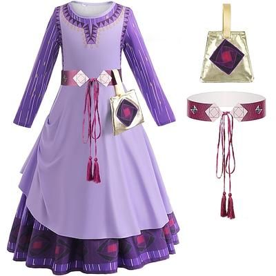 Settimana del libro 2026 Asha Vestito Abiti Ragazze Bambini Carnevale Giornata universale dell'infanzia Settimana del libro