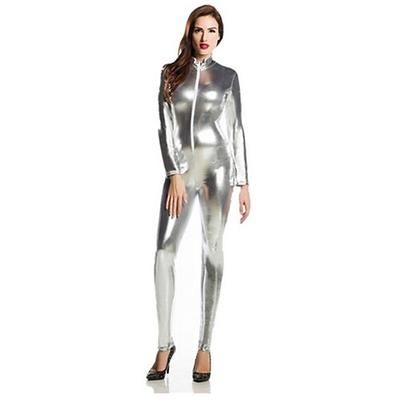 Costume di Carnevale Tuta Intera Tute Zentai Lucide Costume Cosplay Catsuit Tinta unita Sesso Costume Sexy Per uomo Per donna Costume per Halloween Mascherata Adulti