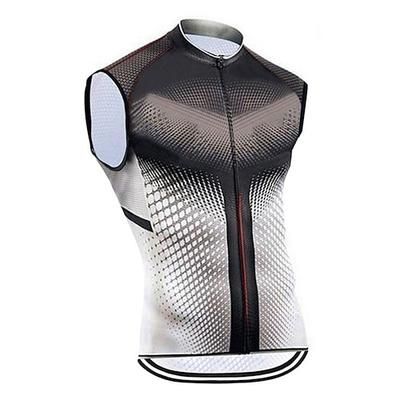 Per uomo Per donna Gilet da ciclismo Grafico Senza Maniche Bicicletta Top con 3 tasche posteriori Mountain Bike MTB Ciclismo su strada Asciugatura Rapida Morbido Strisce Riflettenti Tasca Posteriore