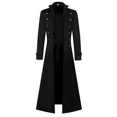 Cappotto medievale giacca esterna costume da pirata costume dell'elfo Ebenezer Scrooge pirata steampunk festival cappotto per adulti inverno autunno e inverno Natale