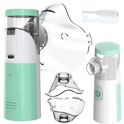 Portable Mini Nebulizer Medical Silent Handheld Inhaler Ultrasonic Nebulizer Medical Grade Atomizer Baby Kids Adult