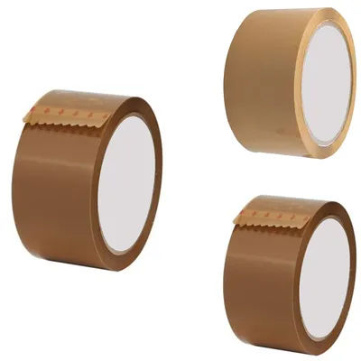 Brown Kraft Paper Tape Recyclable Packing Tape Ecofriendly Self Adhesive Gumed Kraft Tape for Packing Shipping