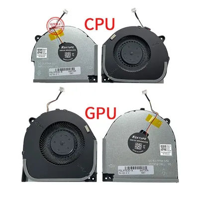 CPU GPU Laptop Cooling Fan For Lenovo Legion Y7000 2018 Y7000-1060 1050 Y530 Y530-15ICH DFS200105BR0T 4 wire