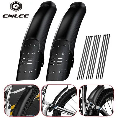 1/2PCS ENLEE Bike Hard Shell Fender Bicycle Front Rear Tire Wheel Mudguard MTB Bicycle Mud Guard Fender Cycling Part Accessories