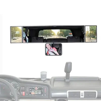 Specchietti per auto specchietto retrovisore grandangolare panoramico assistenza Monitor interno di