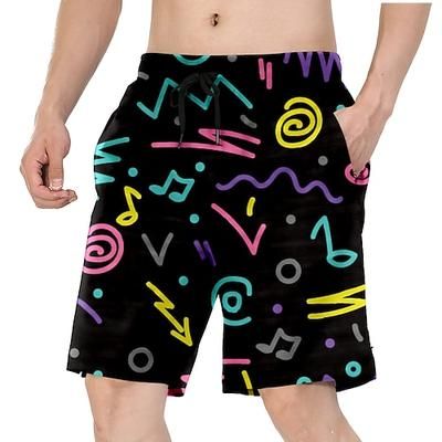 Retrò Vintage Anni '80 Pantaloncini da spiaggia Bambola Costume Per uomo Vacanza Spiaggia Parata dell'Orgoglio Adulti Shorts