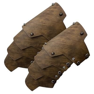 Retrò Vintage Punk Gotico Medievale Armatura Polsino Tutore per polso Vichingo Cavalieri Templari Crociato Ranger Guerriera Tiro con l'arco Costume Per uomo Vichingo Fantasia Halloween Carnevale