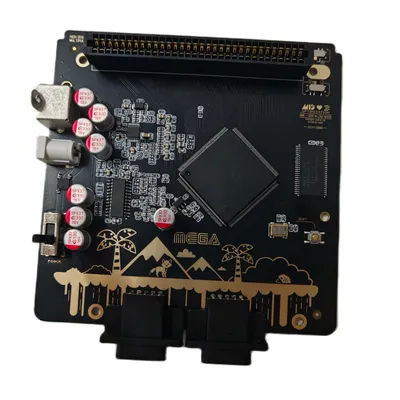 Golden 16 Bit Genesis 3 Mega Drive III Superior Quality Pcb with stereo output