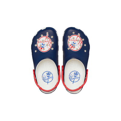 Crocs White Mlb New York Yankees Classic Clog Shoes
