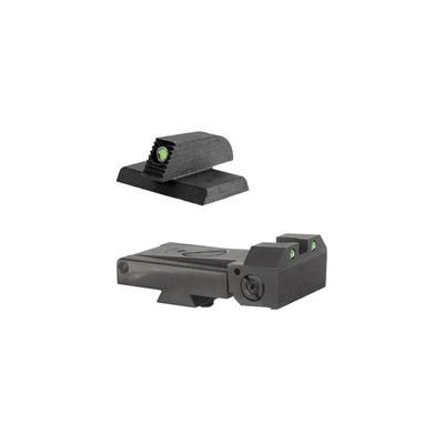Kensight Kimber Adjustable 1911 Sight Set Trijicon Tritium insert - Night Sights - Matching Front Sight Black 960-263