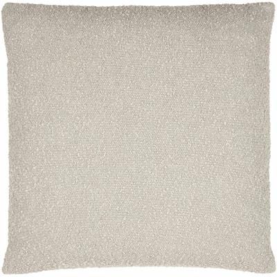 Vedat 18" Square Modern Ash/Pearl/Metallic Silver/Ivory/Pebble Gray/Soft Beige Throw Pillow - Boutique Rugs