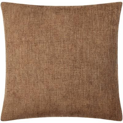 Aeneas 22" Square Modern Brick Red/Camel/Dark Brown/Desert Tan Throw Pillow - Boutique Rugs