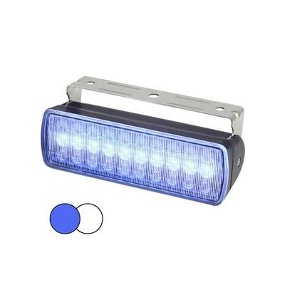 Hella Marine Sea Hawk XL Dual Color LED Flood Light Black Housing Blue/White LE 980950061