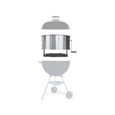 Extreme Max Caliente Argentine/Tuscan Style Grill Kit Universal For 22.5 Weber Style Grills 4001.0012