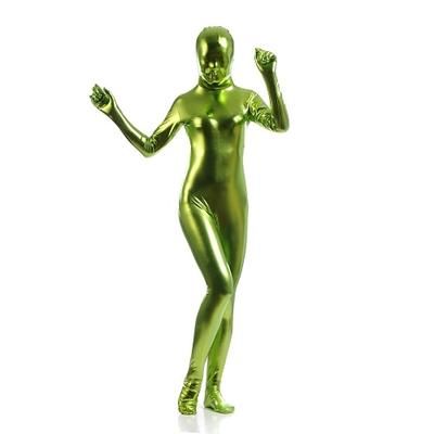 Costume di Carnevale Tuta Intera Tute Zentai Lucide Costume Cosplay Body Tinta unita Costume Sexy Per uomo Per donna Costume per Halloween
