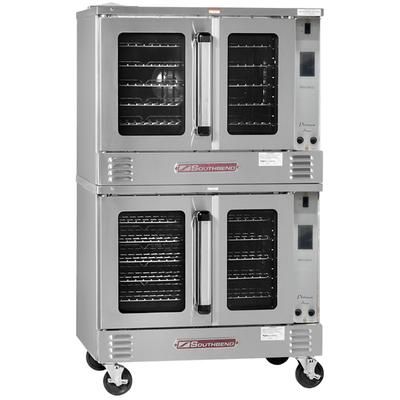 Southbend PCE15B/TD 240/1 Platinum Bakery Depth Double Full Size Commercial Convection Oven - 7.5kW, 240v/1ph, 7.5 kW