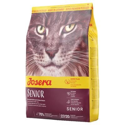 Multipack risparmio! 2 x 10 kg Josera Crocchette per gatto - Senior