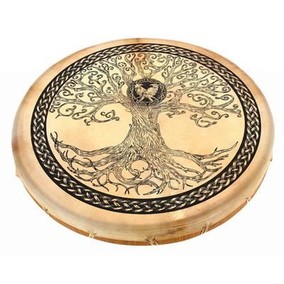 Terre Shaman Drum Goat Skin Tree 60