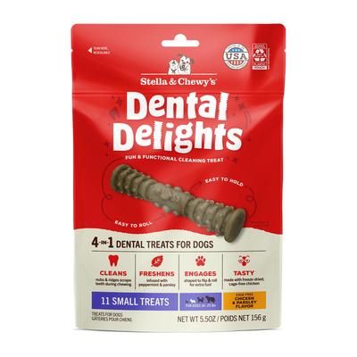 Dental Delights Dog Treats, 5.5 oz., Count of 11, Small